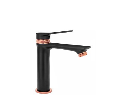 Kúpeľňová batéria Rea Viral Black Rose Gold Low