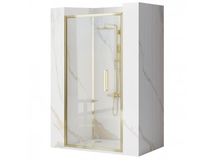 Sprchové dvere REA Rapid Fold 80 Gold