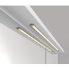 KAWA STRIP Galérka s LED osvetlením 80x70x22cm, biela 3