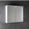 KAWA STRIP Galérka s LED osvetlením 80x70x22cm, biela 6