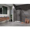 2376 sprchovy kut element black stvorec posuvny 90x90 cm cire sklo