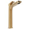 SPY stojanková umývadlová batéria vysoká bez výpuste, predĺžená hubica, zlato mat1