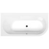 ASTRA L asymetrická vaňa 165x80x48cm, biela