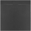 Sprchová vanička REA Bazalt 90x90 - čierna