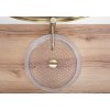 Umývadlo na dosku Rea Cristal Transparent 39 Gold brush ring_0