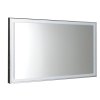 LUMINAR LED podsvietené zrkadlo v ráme 1200x550mm, chróm