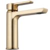 Umývadlová batéria REA ARGUS GOLD BRUSH nízka_0