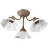 NAPOLI stropné svietidlo 3xE14,40W, 230V, keramické tienitko, bronz
