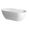 REDUTA voľne stojaca vaňa liaty mramor 150x75x46cm, biela