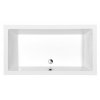 DEEP hlboká sprchová vanička obdĺžnik 110x75x26cm, biela