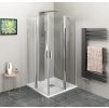 ZOOM LINE štvorcová sprchová zástena 900x900mm, číre sklo