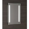 Zrkadlo s LED osvetlením 50x70cm, gombíkový vypínač2