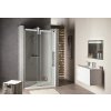 VOLCANO sprchové dvere 1500 mm, číre sklo