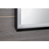 SORT zrkadlo s LED osvetlením 60x80cm, čierna mat5