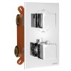LATUS podomietková sprchová termostatická batéria, box, 3 výstupy, chróm