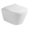 AVVA závesná WC misa s bidet. spŕškou, Rimless, 35,5x53 cm, biela1