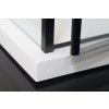Zoom Line Black štvorcová sprchová zástena 800x800mm L P varianta