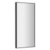 AROWANA zrkadlo v ráme 350x900mm, čierna mat