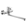 BARON nástenná vaňová batéria s otočným ramienkom, chróm