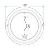 Zrkadlo LED 650cm MMJ Black_9