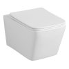 PORTO závesná WC misa, Rimless, 36x52 cm, biela