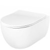 Závesné záchodová misa Rea Eddy Tornado Rimless Flat N