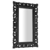SAMBLUNG zrkadlo v ráme, 40x70cm, čierna