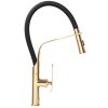 Kuchynská batéria REA CASTOR - zlatá-čierna_1