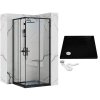 Sprchovací kút Rea Punto Black 90x90_0