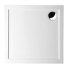 AURA sprchová vanička z liateho mramoru, štvorec 90x90cm, biela