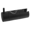 Držiak pre sprchovú tyč 23mm, ABS/čierny mat