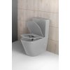 PACO kombi WC, Rimless, spodný zadný odpad, sivá mat 3