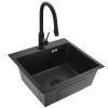 Oceľové umývadlo Leo 50 Black_5