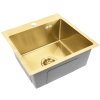 Oceľové umývadlo Leo 40 BRUSH GOLD_0