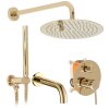 Built-in shower set Rea Lungo Gold + BOX