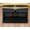 Konglomerátové umývadlo GOYA BLACK MAT 60CM_0