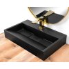 Konglomerátové umývadlo GOYA BLACK MAT 60CM_0