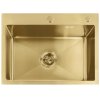 Oceľové umývadlo Liam BRUSH GOLD_0