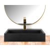 Konglomerátové umývadlo GOYA BLACK MAT 50CM_0