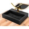 Konglomerátové umývadlo GOYA BLACK MAT 50CM_0
