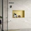 bathroom shelf 30x45 gold brush _0