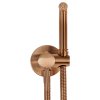 Podomietková bidetová batéria LUNGO LOOP Copper Brush_0