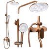 Sprchový set REA DROP Brush Copper