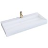 Umyvadlo REA GOYA na desku 100 CM - konglomerát