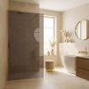 Sprchová zástena Rea Flexi Brown/ Brush Gold 110_3