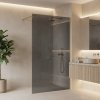 Sprchová zástena Rea Flexi Grey / Brush Gold 120