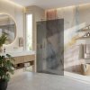Sprchová zástena Rea Flexi Grey / Brush Gold 130_8