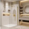 Sprchová zástena Rea Flexi Transparent / Gold 100
