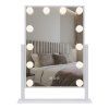 Zrkadlo LED HOLLYWOOD White 30x40