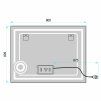 Zrkadlo LED 80x60cm HAVEN_7